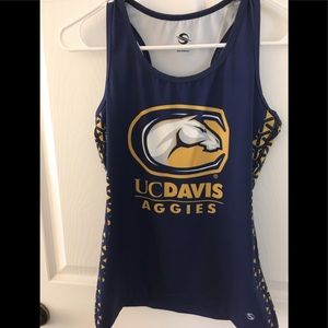 UC Davis Racerback Tank